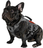 Tactical No-Pull Dog Harness – Mesh MOLLE Vest with Dual Handles
