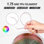TPU Flexible Transparent Multicolor Rainbow Variety Pack (4x200g)