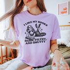 I Like My Books Dark, Filthy and Smutty Heavyweight Comfort Colors Boxy Cropped Shirt