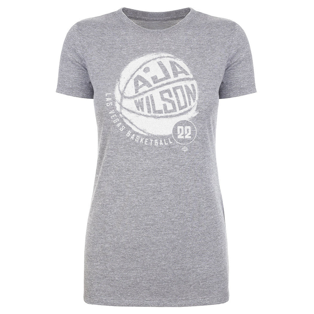 A'ja Wilson Las Vegas Basketball WHT