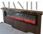 Custom Live Edge Walnut Wood Mantel Shelf