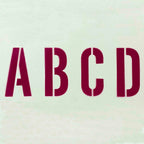 Alphabet Letter Stencil Kit