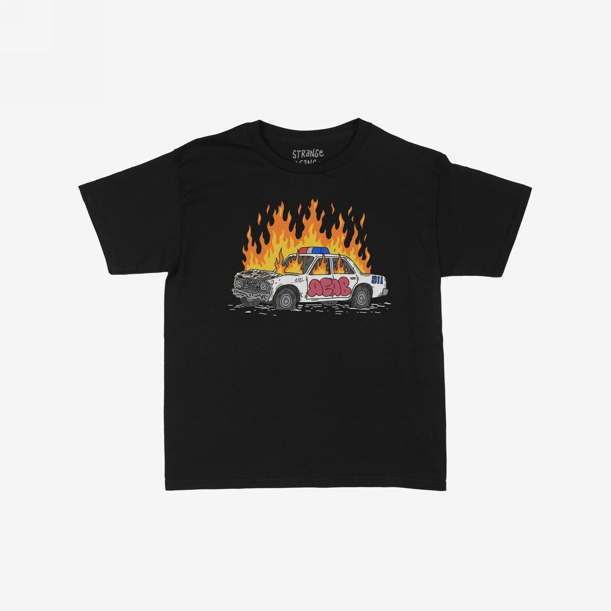 ACAB Police Car Women's Baby Tee