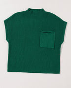 Ayla Short Sleeve Sweater - Forrest