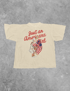Underground Original Design: Just An Americana Girl, Summer BC Cotton T-Shirt