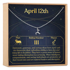 April 12th Aries Necklace