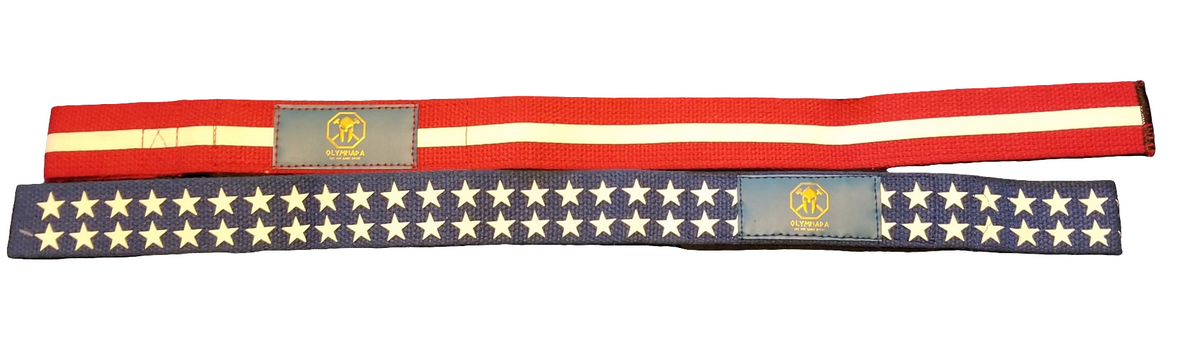 American Flag Lifting Straps- USA or buss