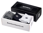 Premium Bamboo Rayon Quarter Crew Socks - 3 Pair Gift Box