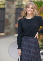 Blake Cinched Sleeve Blouse