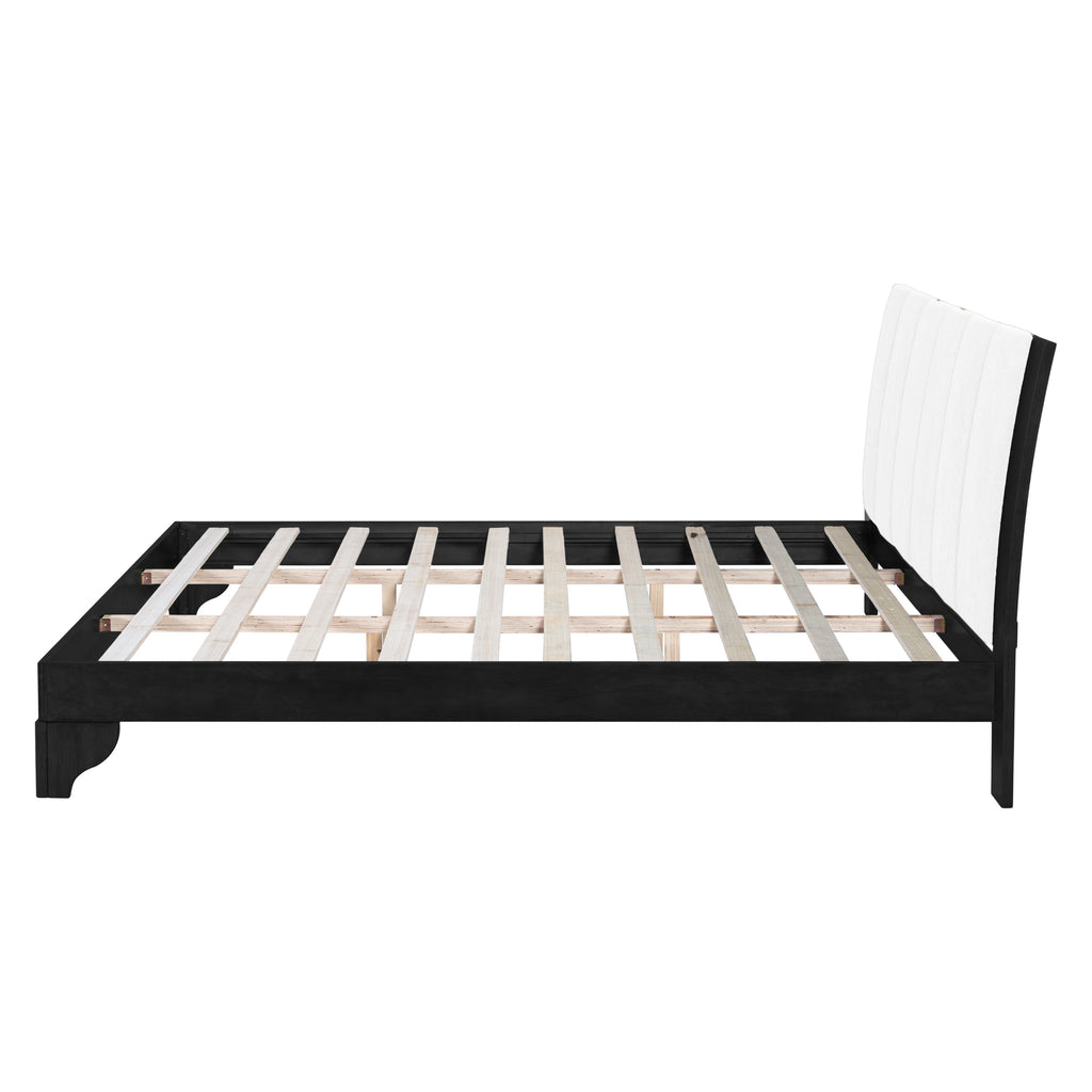King Size Bed Frame Black and White