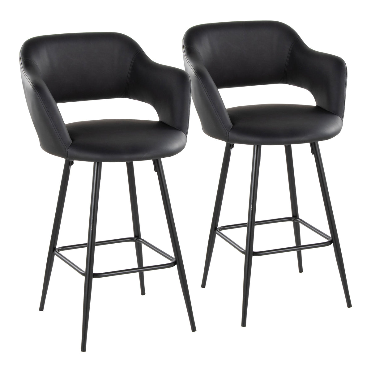 26" Contemporary Fixed-Height Counter Stool