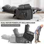 ComfortMax Dark Oversized Lift Recliner Chair