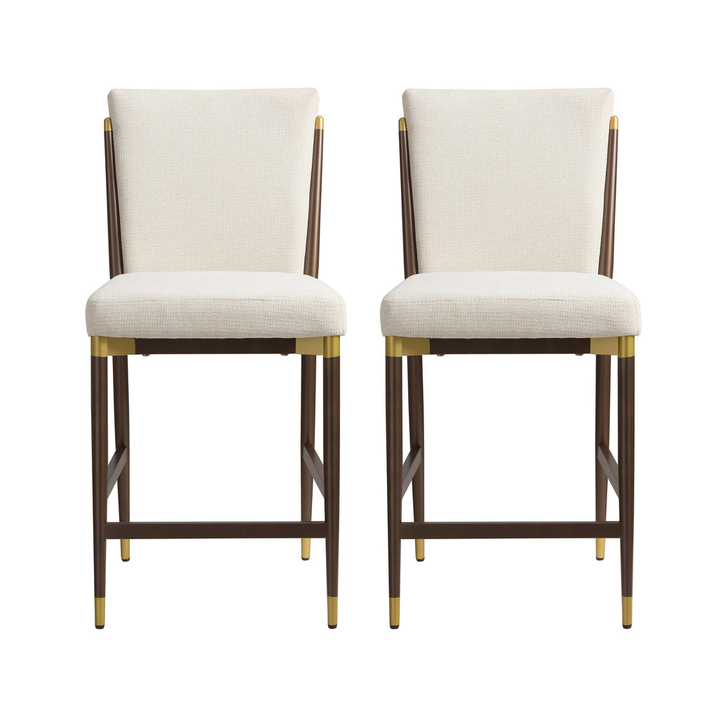 Modern Armless Counter Stool - Set of 2