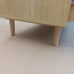 59.06" 6-Drawer Rattan Storage Cabinet