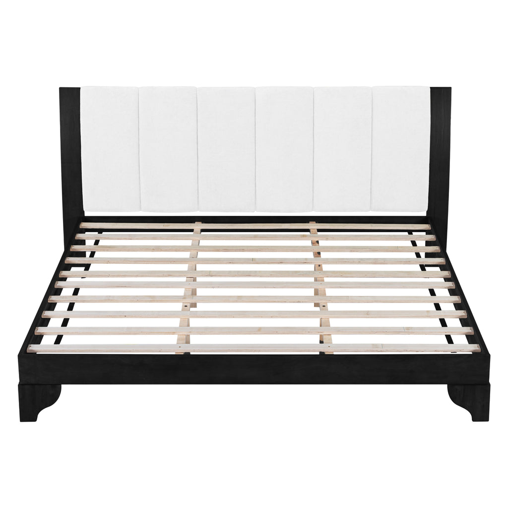 King Size Bed Frame Black and White