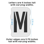Alphabet Letter Stencil Kit