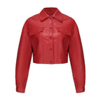 Women's Long-sleeved Single-breasted Short Jacket European And American