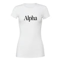 The Self Assured Alpha Women's Cotton T-Shirt