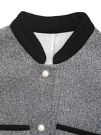 A-Line Long Sleeve Button-Down Dress