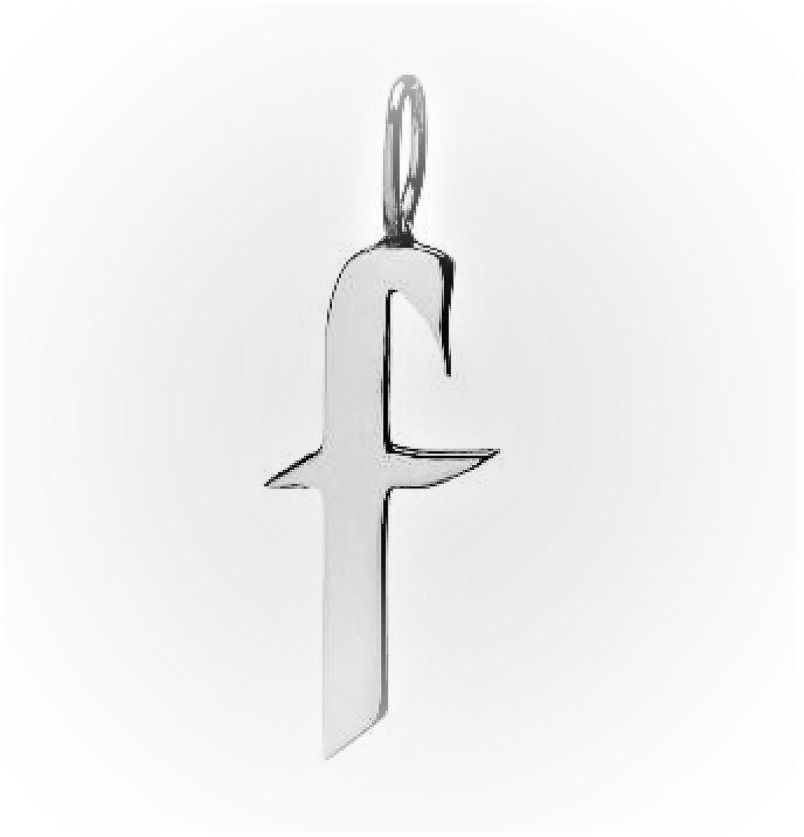 Gold Filled Charm Personalized Gotic Initial Letter Charm Necklace, Custom Old English Font Style, Delicate Initial Necklace For Women Men (Small) | A-213 to A-238, A-240 to A-265