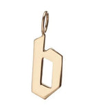 Gold Filled Charm Personalized Gotic Initial Letter Charm Necklace, Custom Old English Font Style, Delicate Initial Necklace For Women Men (Small) | A-213 to A-238, A-240 to A-265