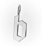 Gold Filled Charm Personalized Gotic Initial Letter Charm Necklace, Custom Old English Font Style, Delicate Initial Necklace For Women Men (Small) | A-213 to A-238, A-240 to A-265