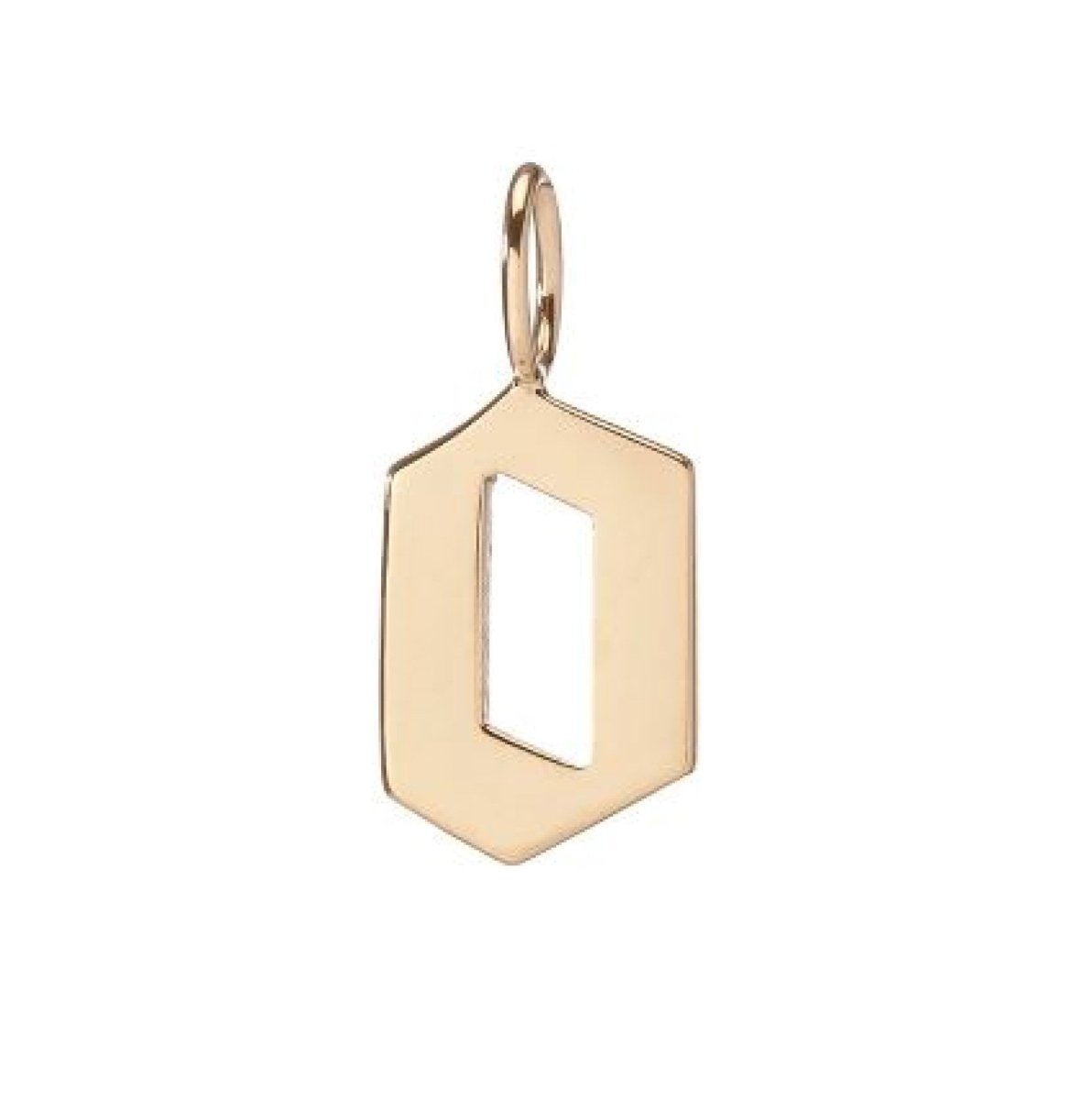 Gold Filled Charm Personalized Gotic Initial Letter Charm Necklace, Custom Old English Font Style, Delicate Initial Necklace For Women Men (Small) | A-213 to A-238, A-240 to A-265