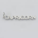 Gold Filled Zodiac Sign Script Words Mini Charm in Gold & Silver | A-A1815-A-A1820 | A-A1839-A-A1844