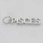 Gold Filled Zodiac Sign Script Words Mini Charm in Gold & Silver | A-A1815-A-A1820 | A-A1839-A-A1844