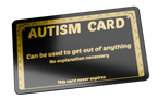 Gold Autism Card