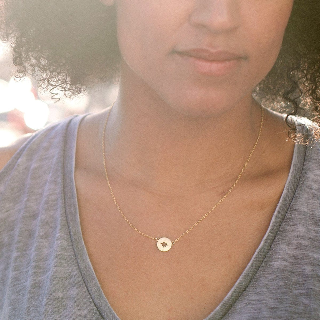 Graduation Compass Necklace