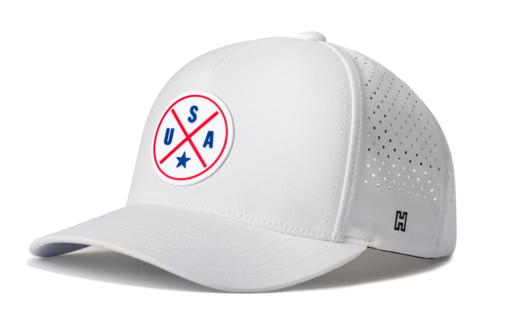 USA Performance 5-Panel Hat  |  America Red, White And Blue Flexfit® Snapback