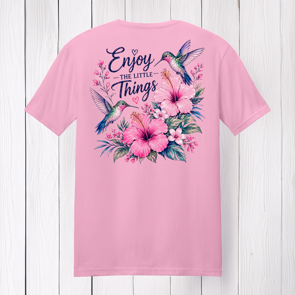 Enjoy The Little Things Hummingbird T-Shirt
