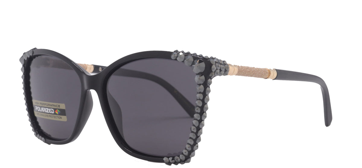 Andalucía, Polarized Premium Fashion  sunglasses with Genuine European Crystals