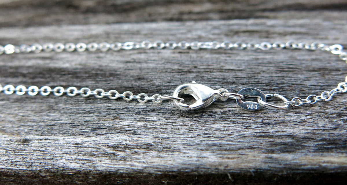 18" - Silver Filled Necklace Chain - Cable - 18 Inch - Lobster Claw Clasp - .925 Stamped