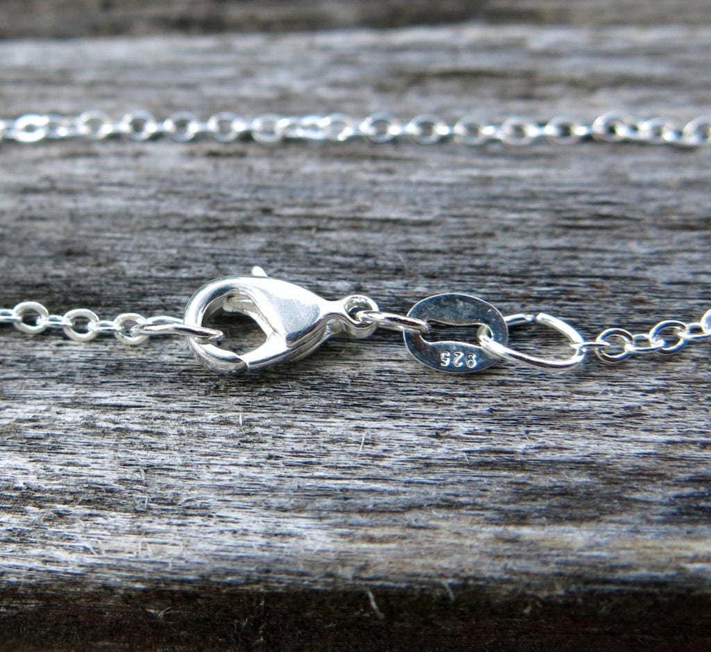 18" - Silver Filled Necklace Chain - Cable - 18 Inch - Lobster Claw Clasp - .925 Stamped