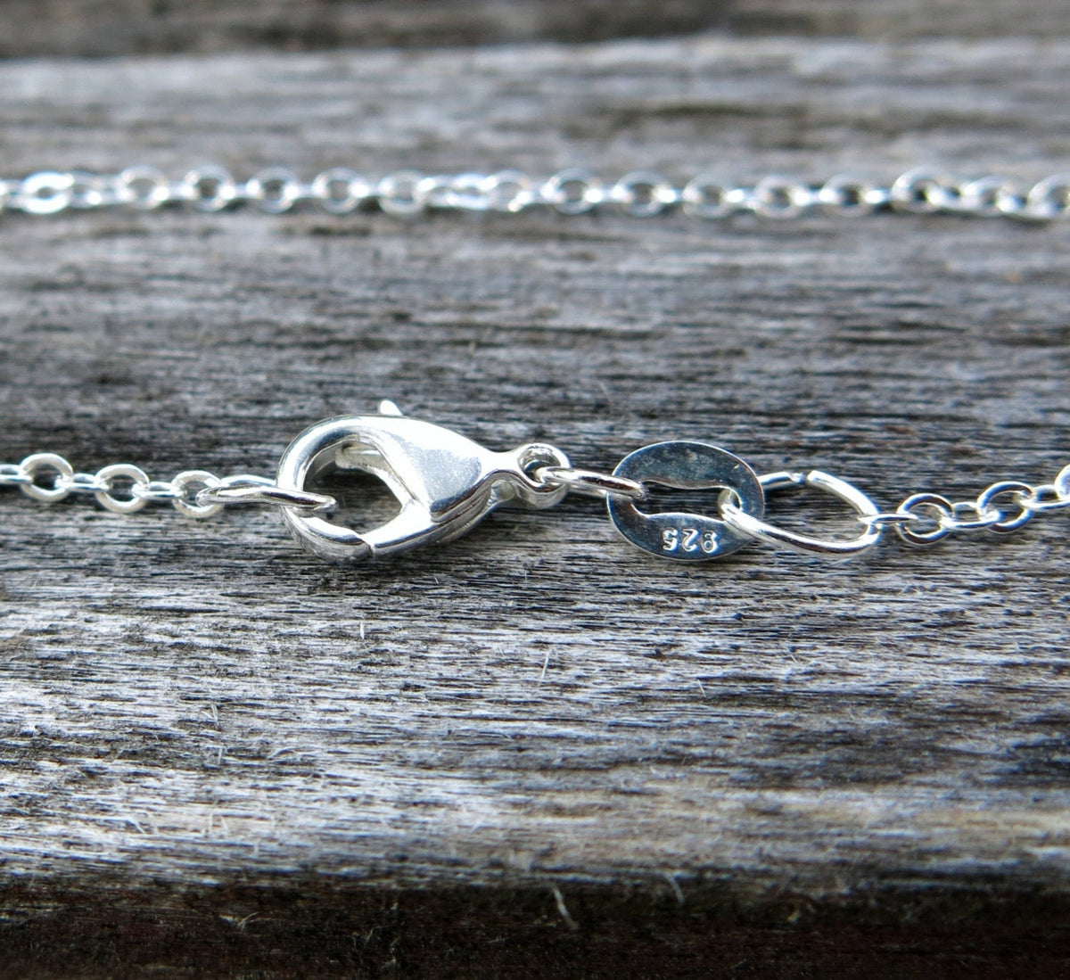 18" - Silver Filled Necklace Chain - Cable - 18 Inch - Lobster Claw Clasp - .925 Stamped