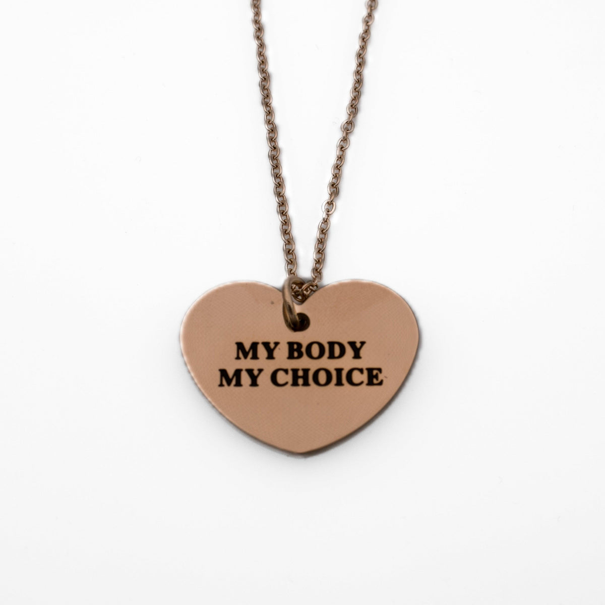 My Body My Choice Necklace - $10 from each donated to Plan C