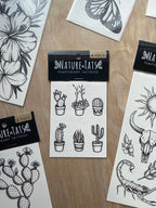 Potted Cactus Temporary Tattoo