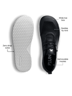 Barefoot Training Shoes Zero Drop - Black | Wide Toe Box Minimalist Trainer