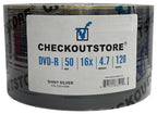 Grade A 16X DVD-R 4.7GB Shiny Silver (Shrink Wrap)
