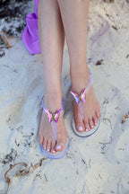 ALIANA Nude Gel Beach Sandals