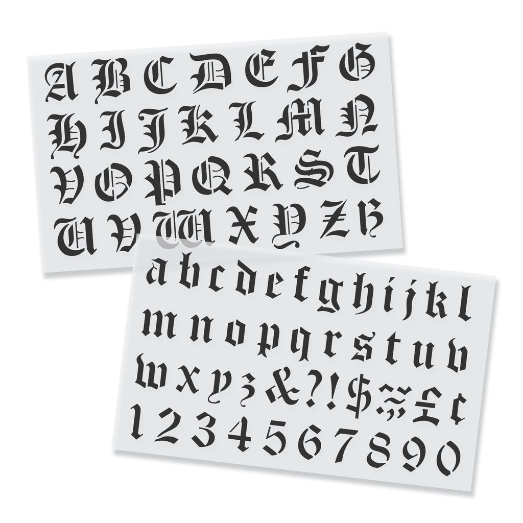 Gothic Letter Alphabet [1in Letters] Set