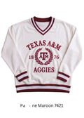 *Pre Order* Brianna Cannon Texas A&M Heritage V-Neck Pullover