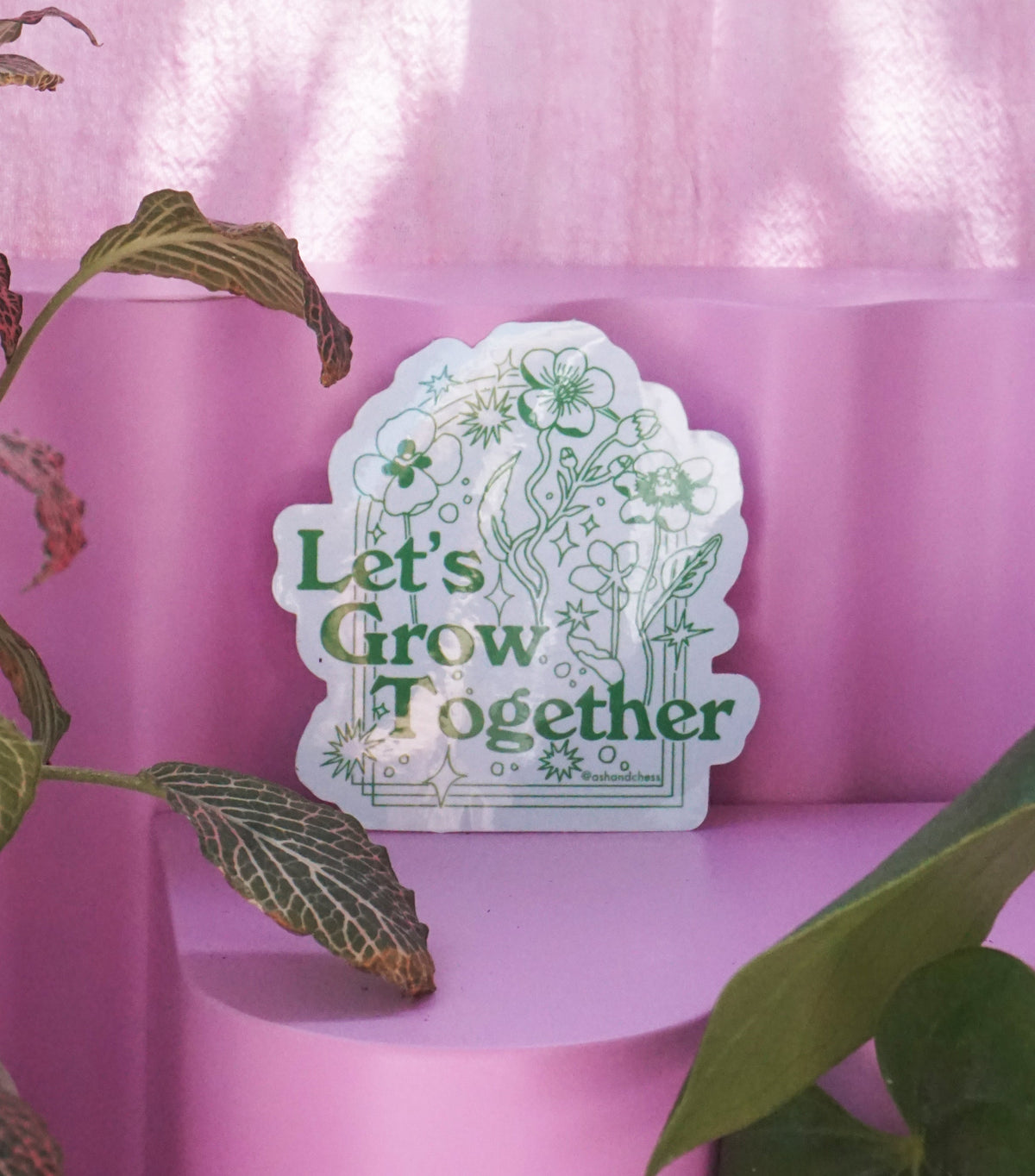 STICKER - Let's Grow Together