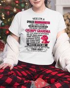 NOVEMBER - YES, I'M A SPOILED GRANDDAUGHTER - GIFT FROM GRANDMA - NGHL11 (SKU09-96-11)