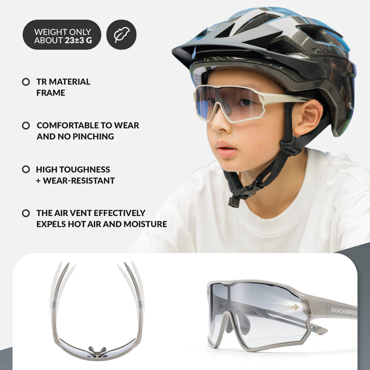 SP314 Kids Photochromic Sunglasses