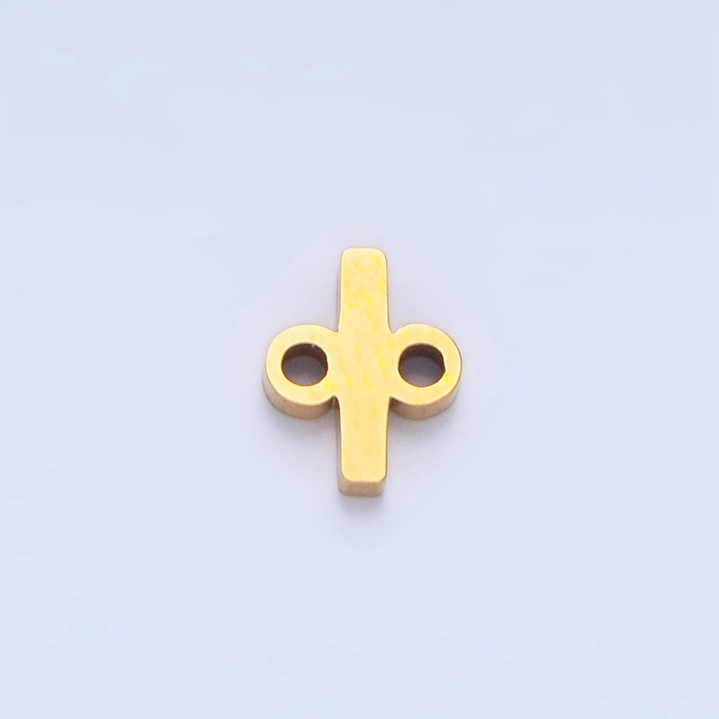 Stainless Steel 8mm A-Z Alphabet Letter Initial Minimalist Connector | A1604 - A1616