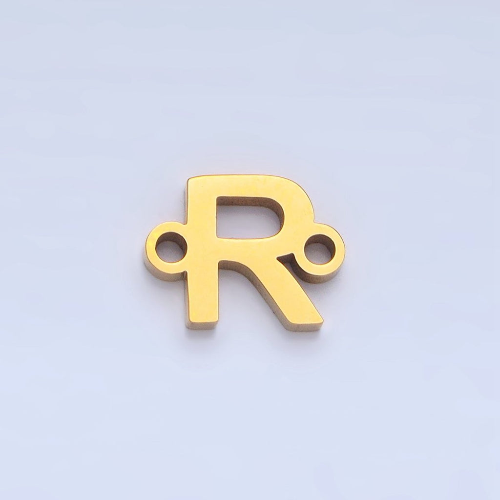 Stainless Steel 8mm A-Z Alphabet Letter Initial Minimalist Connector | A1604 - A1616