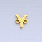 Stainless Steel 8mm A-Z Alphabet Letter Initial Minimalist Connector | A1604 - A1616